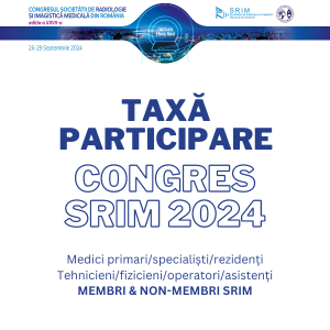 TAXĂ PARTICIPARE CONGRES SRIM 2024