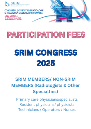 REGISTRATION FEES SRIM CONGRESS 2025