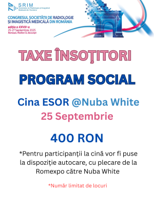 Taxă însoțitor cină ESOR Nuba White